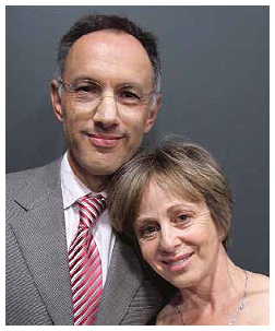 Michael Moritz and his wife Harriet Heyman.